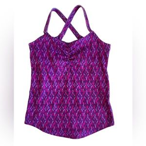 Marmot Tank Top Purple Cross Strap Womens XS
